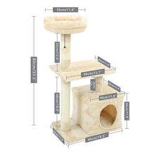 Load image into Gallery viewer, Free Shipping Pet Luxury Furniture Cat Tower Pet Cat Tree Towers Climbing Shelf Cats Apartment Game Habitat Cat Tower Condo Toy
