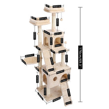 Load image into Gallery viewer, Free Shipping Pet Luxury Furniture Cat Tower Pet Cat Tree Towers Climbing Shelf Cats Apartment Game Habitat Cat Tower Condo Toy
