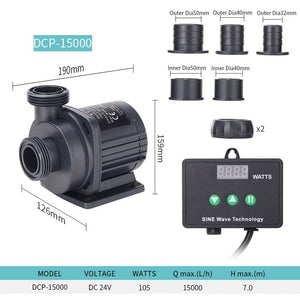 Jiebao jebao DC pump DCP series sine pump fish tank aquarium water pump mute fresh sea water suitable for submersible pump